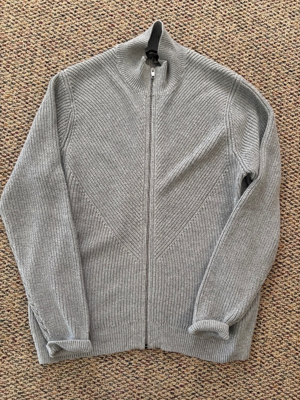 BR mens L zipper sweater